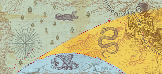 map as illustration